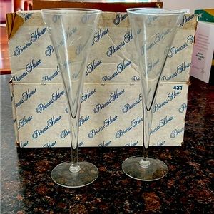 Princess House Pilsner glasses